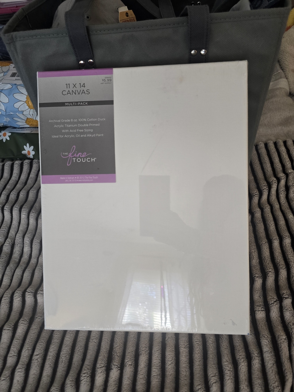 Sealed Set Of 2 Painting Canvases 11"x14" Brand New